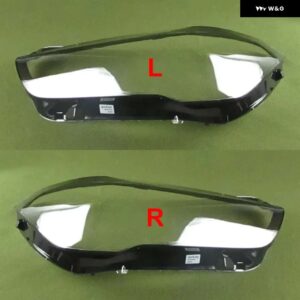 BMW X1 F49 2020 2021 フロントヘッドランプカバー クリアランプシェード ヘッドライト シェルプレキシガラスのランプシェード交換 - 2PCS Left and Right