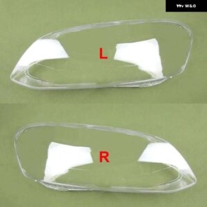 ボルボ XC60 2014-19 クリアランプシェードヘッドランプカバー ランプシェード ヘッドライト シェルレンズ プレキシガラス - 2PCS　left　and　right