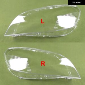 ボルボ S60 V60 2009-2013 クリアランプシェードヘッドランプカバー ヘッドライト シェルプレキシガラスのランプシェード交換 - 2PCS　left　and　right