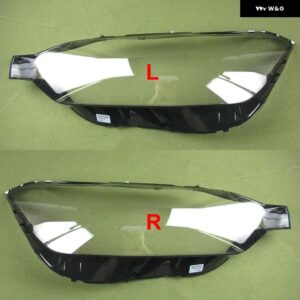 ボルボ XC60 2018-21 クリアランプシェードヘッドランプカバー ランプシェード ヘッドライト シェルレンズ プレキシガラス - 2PCS　left　and　right