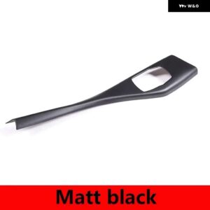 BMW 1 2シリーズ F20 F21 F22 F23 2012-2018 ABS カーボン車インナードアアーム レスト ハンドルトリムカバー インテリアカー - Matt black
