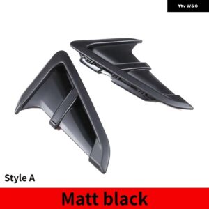 BMW X3 X4 G01 G02 2018-2022 ABS カーボン車サメエラサイドフェンダー ベント装飾 ステッカー カー - X4 Matt black6