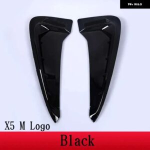 BMW X5 F15 X5M F85 2014-2018 XDRIVE ロゴ M ロゴ ABS /ブラック車シャークギルサイドフェンダー ベント ステッカー カー - Black M Logo