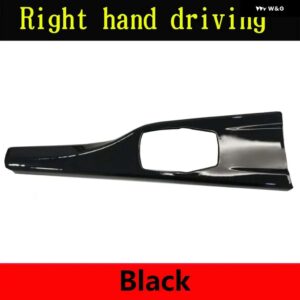 BMW LHD RHD 3シリーズ GT F30 F33 F34 F36 2013-2019 ABS マットブラック車マルチメディアパネル カバー トリム ステッカー カー - Black R H D
