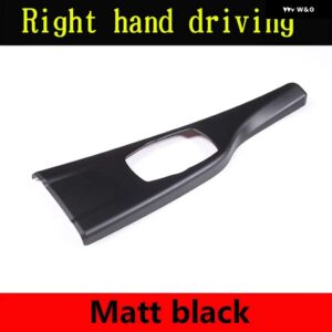 BMW LHD RHD 3シリーズ GT F30 F33 F34 F36 2013-2019 ABS マットブラック車マルチメディアパネル カバー トリム ステッカー カー - Matt black R H D