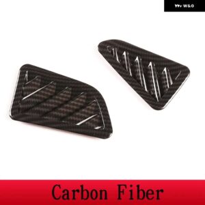 BMW 7シリーズ F01 F02 2009-2014 ABS ダッシュボード 空調コンセントフレーム装飾カバー ステッカー カー - carbon fiber