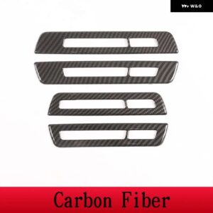 BMW 7シリーズ F01 F02 2009-14 カースタイリング ABS /カーボンカーシート メモリボタン フレームカバー ステッカー カー - carbon fiber