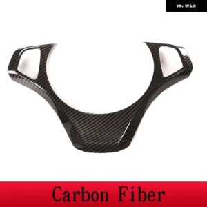 BMW X3 E83 38991 ABS カーボンステアリング ホイール フレームカバー トリム ステッカー インテリア - carbon fiber