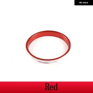 ランドローバー ディフェンダー 2008-2018 合金 ダッシュボード センター時計装飾リング 飾るカー - red