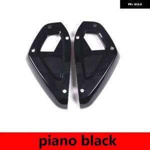 ランドローバー ディフェンダー 90 110 130 2020-2024 ABS カーボン ダッシュボード サイドパネル カバー 装飾カー - Piano Black