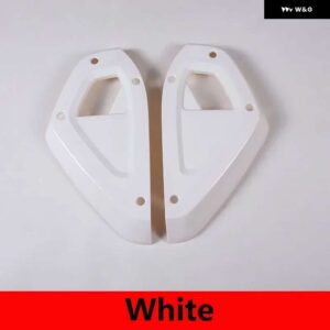 ランドローバー ディフェンダー 90 110 130 2020-2024 ABS カーボン ダッシュボード サイドパネル カバー 装飾カー - White