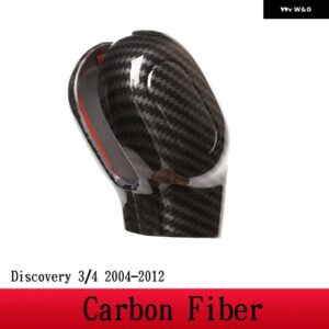 ランドローバー ディスカバリー 3/4 LR3 LR4 フリーランダー 2 07-15 ABS 黒木目ギアシフトヘッドカバー ステッカー カー - Discovery 3 R44