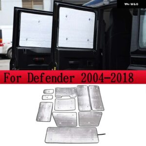 ランドローバー ディフェンダー 04-25 アルミ箔 フロントガラス 全窓ガラス日焼け止めパラソルカー - Defender 110 04-18