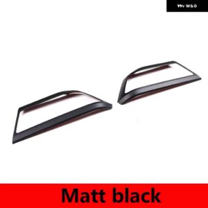 ランドローバー ディフェンダー 90 2020-23 ABS マットブラックドアインナーハンドルフレームトリムカバー ステッカー カー - Matt black
