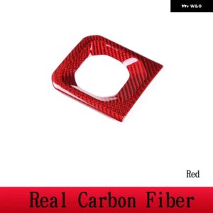 ランドローバー ディフェンダー 90 110 2020-2023 ABS /カーボンカーセンターコンソール ギアシフトカバー ステッカー カー - real Carbon Fiber2