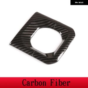 ランドローバー ディフェンダー 90 110 2020-2023 ABS /カーボンカーセンターコンソール ギアシフトカバー ステッカー カー - carbon fiber