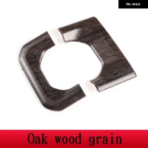 ランドローバー ディフェンダー 90 110 2020-2023 ABS /カーボンカーセンターコンソール ギアシフトカバー ステッカー カー - Oak Wood Grain