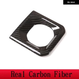 ランドローバー ディフェンダー 90 110 2020-2023 ABS /カーボンカーセンターコンソール ギアシフトカバー ステッカー カー - Real carbon fiber