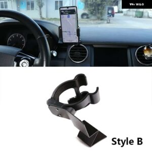 ランドローバー ディスカバリー 4 2010-2016 ABS 車多機能携帯電話ホルダー 自動車電話 GPS ナビゲーション ホルダー カー - Style B