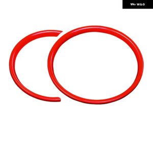 BMW スピードメーター装飾 ステッカー タコメーターカバー MINI COOPER JCW F54 F55 F56 F57 F60 コンビネーションメーター装飾 - red