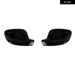 BMW 自動リア加熱ミラーガラスカバー フレームウィンカーライトアンダー X1 E84 2010 2011 2012 X3 F25 2010-2013 - Black Cover LR