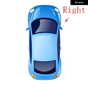 BMW 自動車サイドバックミラー アンダーアンダーホルダー カバー X3 F25 2011-15-2017 X5 F15 2014-2018 X4 X6 F26 F16 - Matte Black Right