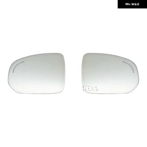ボルボ 自動加熱死角ハザードウイングリアミラーガラス XC60 2018-23 V90 2017-2022 - LHRH　Blind　Spot　Heat