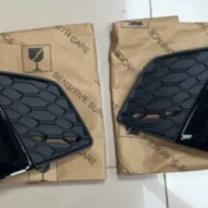 アウディ フロントハニカムバンパー フォグライト グリル グリル カバー ACC 穴付き A5 S5 SLINE S-LINE スポーツモデル 2020-23 - A pair B