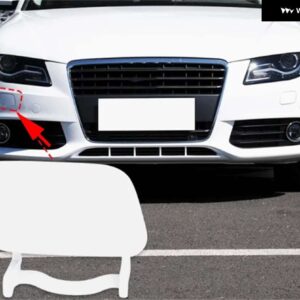 アウディ 自動フロントバンパー ヘッドライト ヘッドランプウォッシャーカバー キャップ A4 B8 40148 8K0955275 8K0955276 - white RIGHT