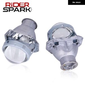 スバル H7 HID レンズ 三菱 パジェロ/ アウトバックレトロ ヘッドライト レンズ ヘラプロジェクターシングルキセノン ランプ LED ライト - Only Lens