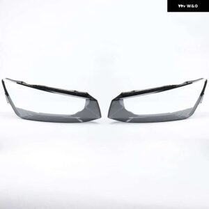 アウディ フロント ヘッドライト カバー Q2 Q2L 2018-21 ヘッドランプカバー ヘッドランプライトカバー レンズ シェル - A Piar