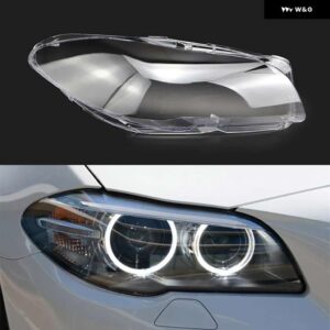 BMW ヘッドライト ヘッドランプライトランプシェードガラスレンズ ケース シェルカバー 5シリーズ F18 F10 520I 523I 525I 535I 530I 2011 2017 - right