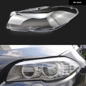 BMW ヘッドライト ヘッドランプライトランプシェードガラスレンズ ケース シェルカバー 5シリーズ F18 F10 520I 523I 525I 535I 530I 2011 2017 - Left