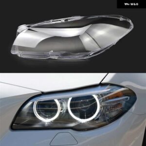 BMW ヘッドライト ヘッドランプライトランプシェードガラスレンズ ケース シェルカバー 5シリーズ F18 F10 520I 523I 525I 535I 530I 2011 2017 - Left3
