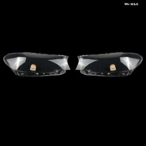 BMW ガラス ヘッドライト カバー ヘッドランプレンズ キャップランプシェードシェル 5シリーズ G30 G38 520I 523I 525I 528I 530I 2018 2019 2020 - A Piar