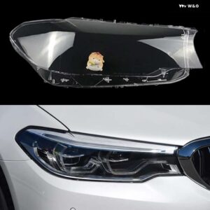 BMW ガラス ヘッドライト カバー ヘッドランプレンズ キャップランプシェードシェル 5シリーズ G30 G38 520I 523I 525I 528I 530I 2018 2019 2020 - Right2