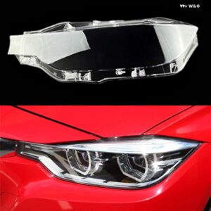BMW F30 F35 3シリーズ 2016-19 フロント ヘッドライト レンズ カバー ランプシェードケース ガラスランプカバー キャップヘッドランプシェル - Left