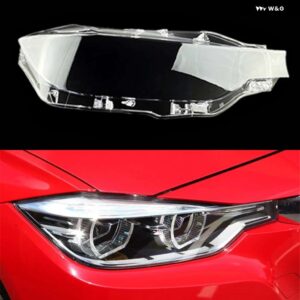 BMW F30 F35 3シリーズ 2016-19 フロント ヘッドライト レンズ カバー ランプシェードケース ガラスランプカバー キャップヘッドランプシェル - right