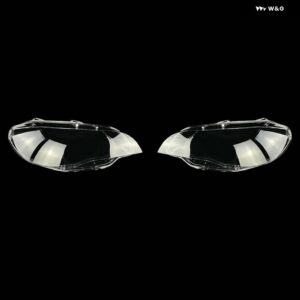 BMW フロント ヘッドライト ガラスヘッドランプクリアランプシェルレンズ カバー X6 E71 2008-14 - Low A Piar