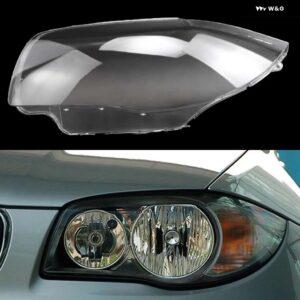 BMW 交換用ガラス ヘッドライト ケース シェルキャップクリアランプシェードレンズ カバー 1シリーズ E87 120I 39753 - Left