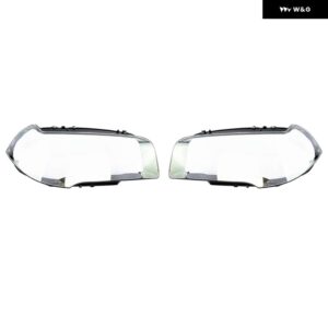 BMW 自動クリアランプケース X3 E83 2006 2010 ガラスレンズ シェルフロント ヘッドライト カバー ライトハウジングランプキャップランプシェード - A Piar