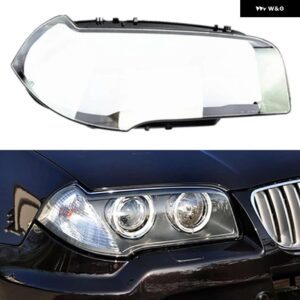BMW 自動クリアランプケース X3 E83 2006 2010 ガラスレンズ シェルフロント ヘッドライト カバー ライトハウジングランプキャップランプシェード - Right3