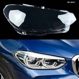 BMW フロントヘッドランプキャップ X3 X4 G08 2018-21 ガラス ヘッドライト カバー 自動車ケース ランプレンズ シェル - right