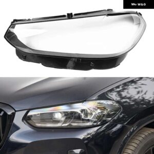BMW ヘッドライト カバー レンズ ガラスシェルフロントヘッドランプケース クリアランプシェードオートライトランプ X3 G01 G08 2022 2023 2024 - Left