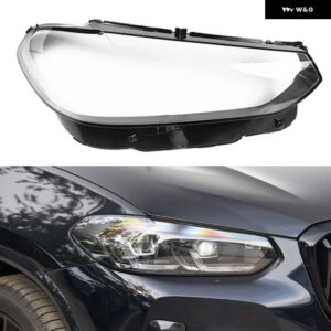 BMW ヘッドライト カバー レンズ ガラスシェルフロントヘッドランプケース クリアランプシェードオートライトランプ X3 G01 G08 2022 2023 2024 - right