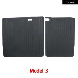 テスラ フロアマット トランクマット モデル 3 Y 2024 2017 駆動 RHD LHD 全ウェザー型フロアライナー カー - Model 3 3pcs