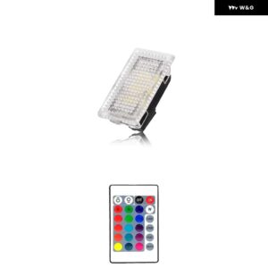 テスラ RGB LED ライト電球キットムードランププロジェクタートラン クランプ リモコンインテリアモデル Y 3 XS - Colour 1pcs with R-C