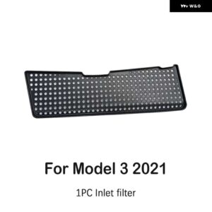 テスラ エアフローベントカバー メルトブローエアインレットエアフィルター トリムオートモデル 3 2016-21 - G For 3 2021