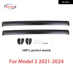 テスラ NOVAACC ルーフラック モデル Y 2017 ～ 2024 モデル 3 2021 ～ 2024 アルミ製輸送ツール キャリアホルダー - For Model 3