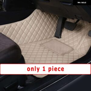 BMW RHD フロアマット 5シリーズ G30 2017-22 カーペットカバー カスタム自動車インテリア - front 1pcs beige